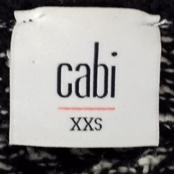 CAbi Fergie Split Turtleneck Striped Sweater 3167 Size XXS - Picture 4 of 6